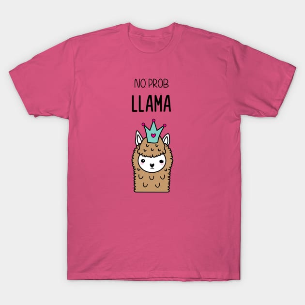 Funny Llama T-Shirt by Mint Cloud Art Studio